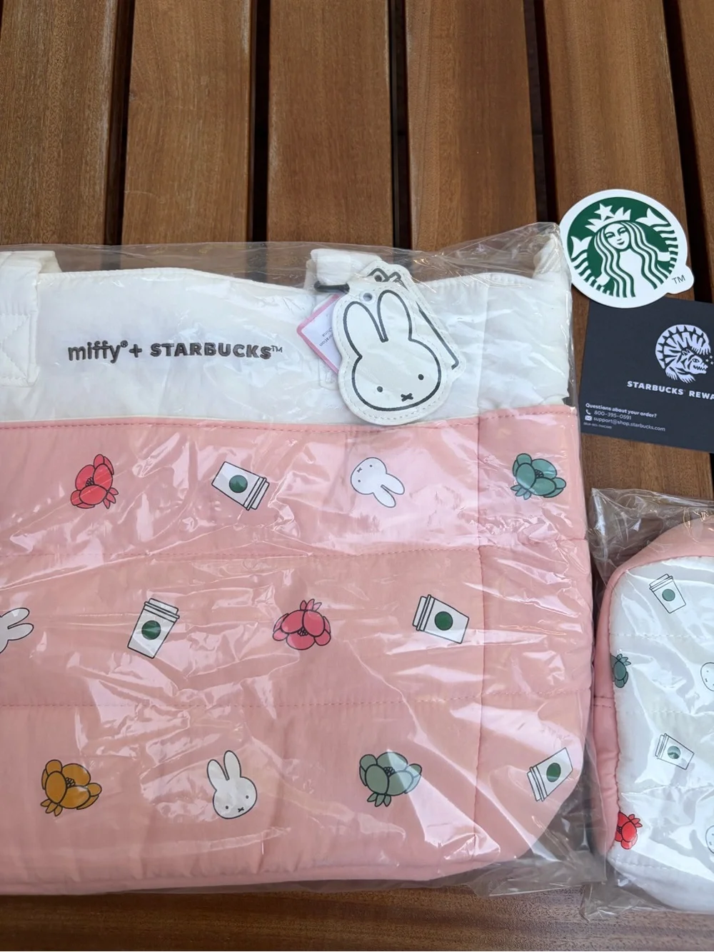 Miffy Starbucks bag and pouch- reserve exclusion